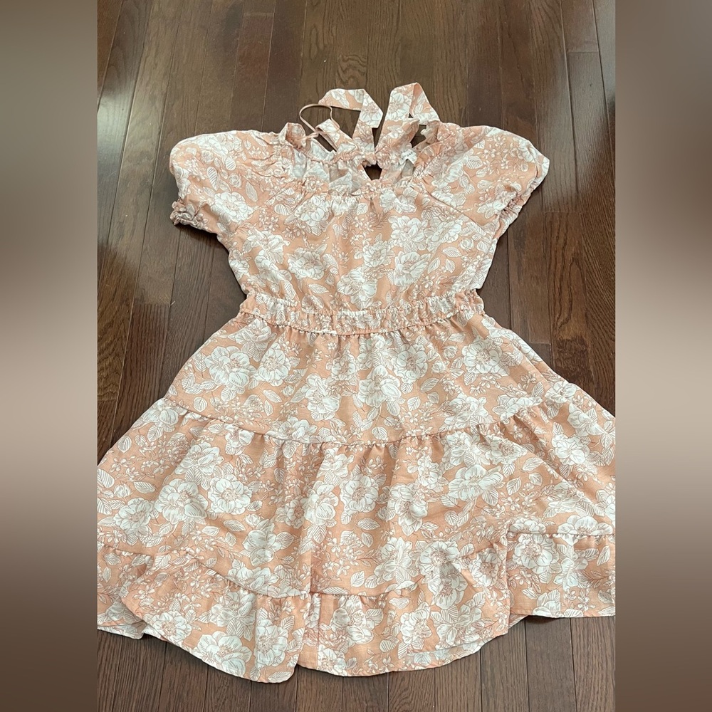 Cute ruffly floral dress